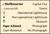 Legend for Map of Museums